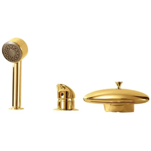 Купить купить смеситель на борт ванны, boheme niagara, 398 цвет: золото