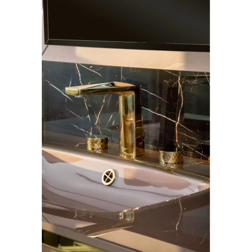 Купить купить смеситель для раковины, boheme venturo, золото арт. 150-g-diamond