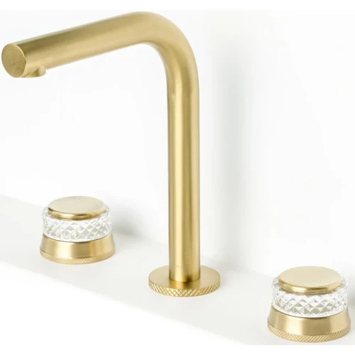 Купить купить смеситель на столешницу на 3 отв, boheme aura, 152-mg-a цвет: золото