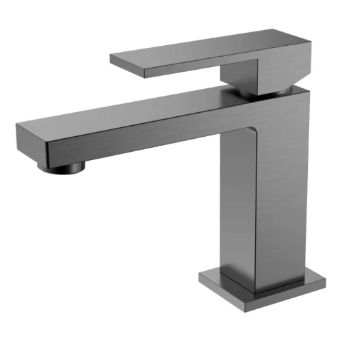 Купить купить смеситель для раковины, boheme qubic, оружейная сталь арт. 471-gm