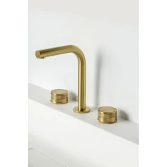 Смеситель на столешницу на 3 отв, Boheme Prestige, 152-MG-PR цвет: золото