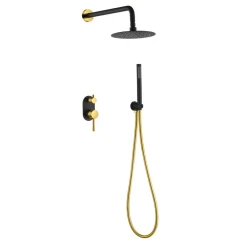 Душевая система, Boheme Uno, черный арт. 464-BG