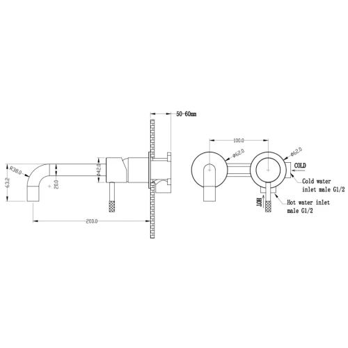 Купить купить смеситель для раковины, boheme uno, золото арт. 465-g