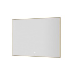 Зеркалос подсветкой с сенсорным выключателем и подогревом, Armadi Art Modern, золото арт. 543-100-G