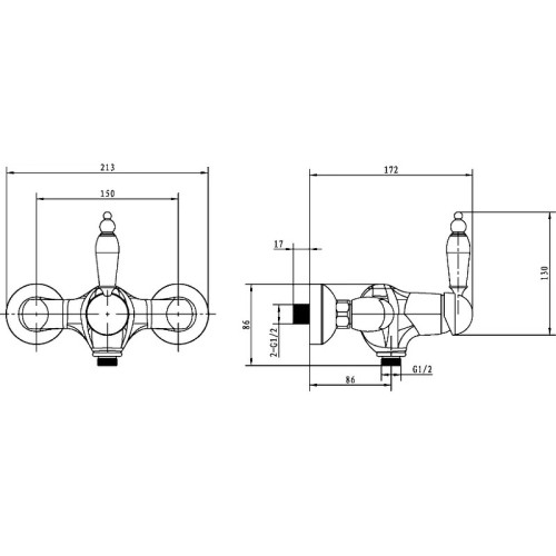 Купить купить смеситель для душа, boheme medici, бронза арт. 304