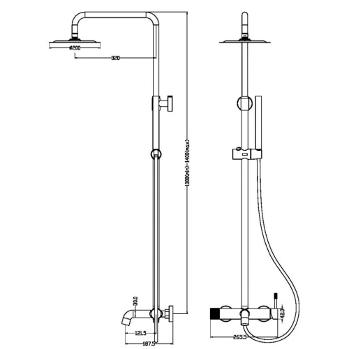 Купить купить душевая система, boheme uno, белый арт. 468-wcr