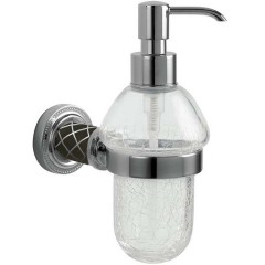 Дозатор для жидкого мыла, Boheme Murano, хром, шоколад арт. 10912-CH-CR