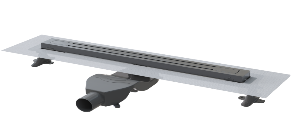 Купить купить душевой лоток с решеткой, armadi art premium trendy, оружейная сталь арт. 983-80-gm