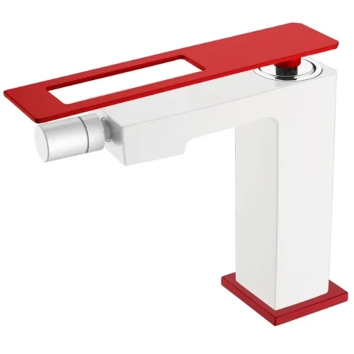 Купить купить смеситель для биде, boheme q, белый, красный арт. 146-wr