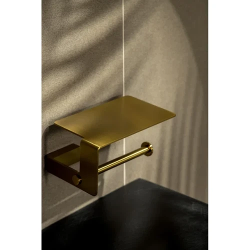 Купить купить держатель туалетной бумаги с полкой, boheme q, бронза арт. 10941-br