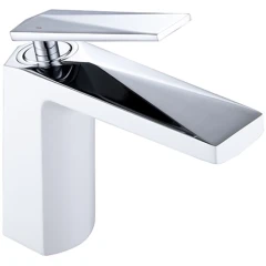 Смеситель для раковины, Boheme Venturo, белый, хром арт. 371-w