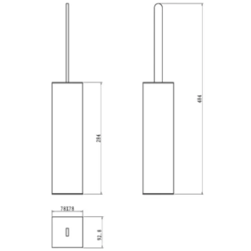 Купить купить ершик для унитаза, boheme, золото арт. 10949-g