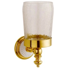 Стакан для зубных щеток, Boheme Palazzo Bianco, золото арт. 10104