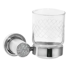 Стакан для зубных щеток, Boheme Royal Cristal, хром арт. 10924-CR