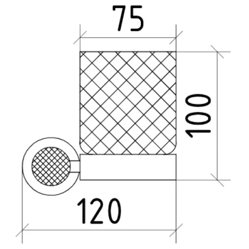 Купить купить стакан для зубных щеток, boheme royal cristal, хром арт. 10924-cr