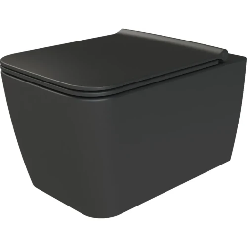 Купить купить унитаз биде подвесной с сиденьем микролифт, boheme zen, черный арт. 967-set-2-b