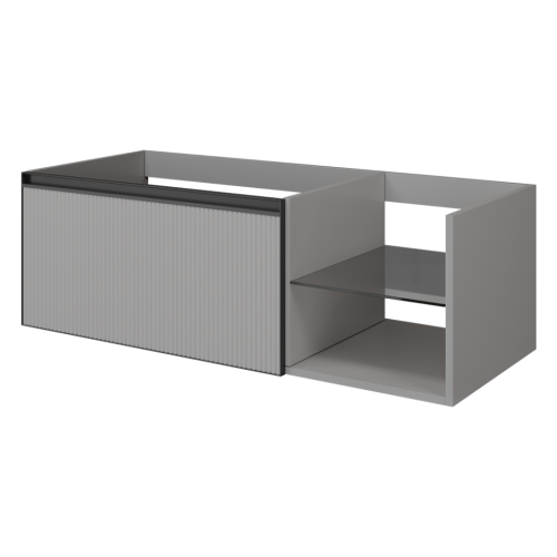 Купить купить тумба под раковину, подвесная, armadi art quatro, luna fuga арт. 790-m6-120-l-rib-a