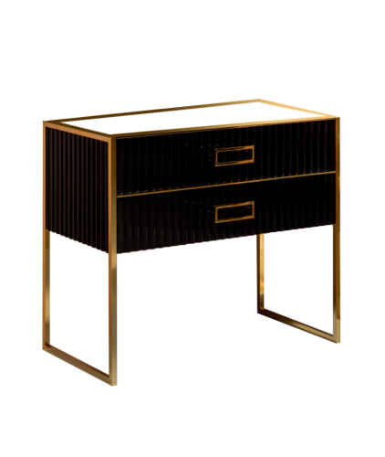 Купить купить тумба под раковину, armadi art monaco, черный, золото арт. 866-100-bg