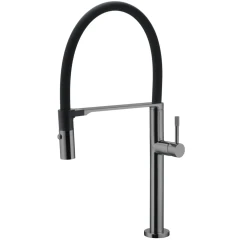 Смеситель для кухни, Boheme Uno, оружейная сталь арт. 114-SGM