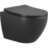 Купить купить унитаз подвесной без сиденья, boheme nero, черный арт. 961/2