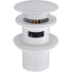 Донный клапан Click-Clack, Boheme, белый арт. 612/2-MW