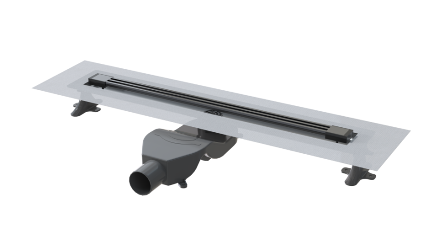 Купить купить душевой лоток с решеткой, armadi art b&t infinity, оружейная сталь арт. 981-60-gm