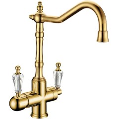 Смеситель для кухни, Boheme Tradizionale Oro, золото арт. 112-SW