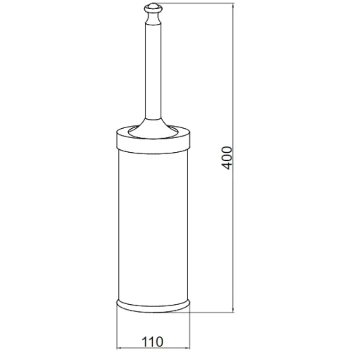 Купить купить ершик для унитаза, boheme provanse, бронза арт. 10809