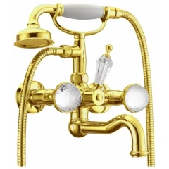 Смеситель для ванны, Boheme Imperiale Presente, золото арт. 333