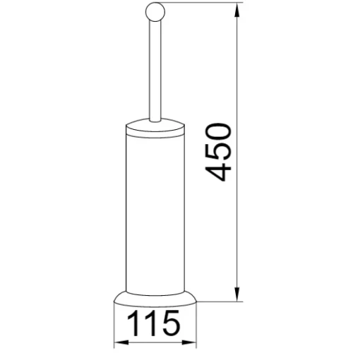 Купить купить ершик для унитаза, boheme brillante, хром арт. 10438