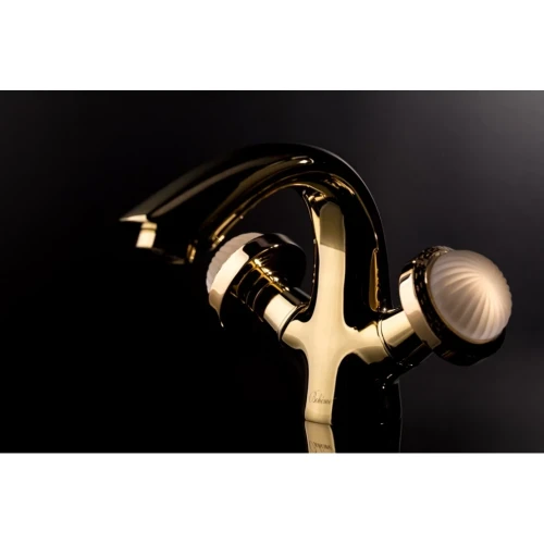 Купить купить смеситель для раковины, boheme satine, золото арт. 291-st