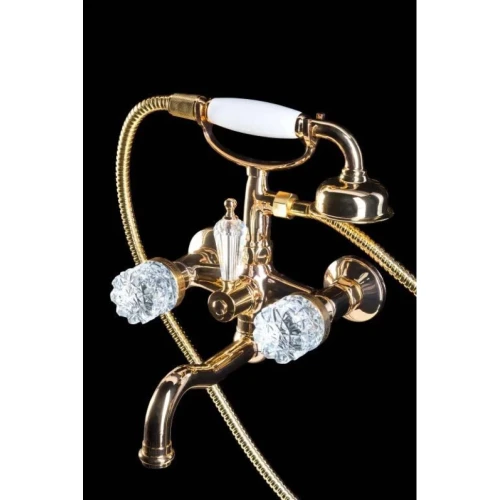Купить купить смеситель для ванны, boheme crystal, золото арт. 293-crst
