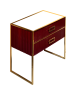Купить купить тумба под раковину, armadi art monaco, бордо, золото арт. 867-100-rg