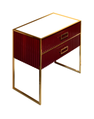 Тумба под раковину, Armadi Art Monaco, бордо, золото арт. 867-100-RG