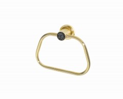 Кольцо для полотенец, Boheme Royal Cristal, золото арт. 10925-G-B