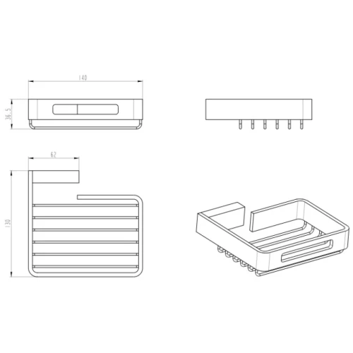 Купить купить держатель для губки, boheme q, золото арт. 10959-g