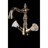 Купить купить смеситель для раковины, boheme camelia, золото арт. 292-camelia
