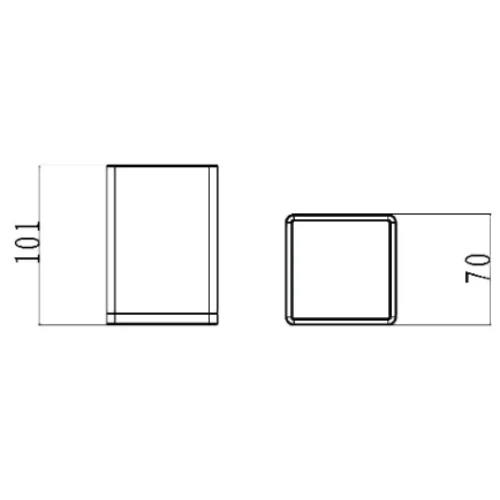 Купить купить стакан для зубных щеток, boheme, черный, хром арт. 10961-b-cr