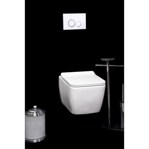 Купить купить унитаз подвесной без сиденья, boheme zen, белый арт. 967-w