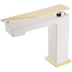 Смеситель для раковины, Boheme Q, белый арт. 141-WG.2