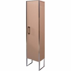 Шкаф пенал, Armadi Art Monaco, капучино, хром арт. 868-CPCR-R