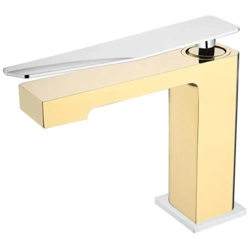 Купить купить смеситель для раковины, boheme q, золото хром арт. 141-gcr.2