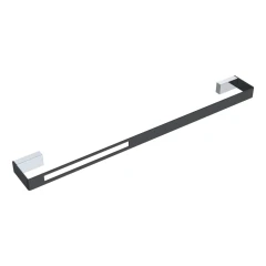 Полотенцедержатель, Boheme Q, черный, хром арт. 10942-CR-B