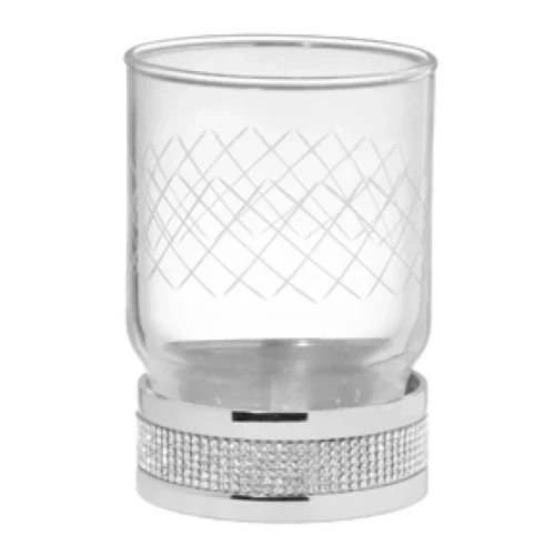 Купить купить стакан для зубных щеток, boheme royal cristal, хром арт. 10931-cr
