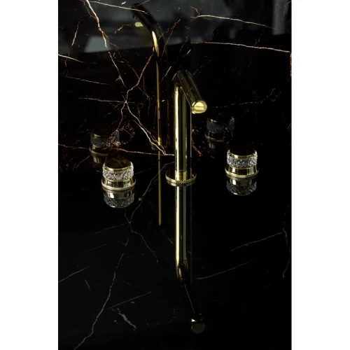 Купить купить смеситель для раковины, boheme aura, золото арт. 152-g-a