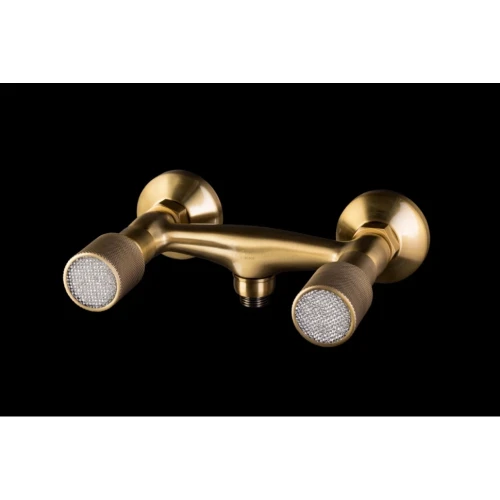 Купить купить смеситель для душа, boheme royal cristal, бронза арт. 314-royal/crst black