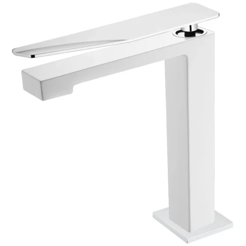 Купить купить смеситель для раковины, boheme q, белый, хром арт. 142-wcr.2