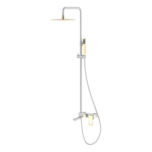 Купить купить душевая система, boheme q, белый, золото арт. 148-wg