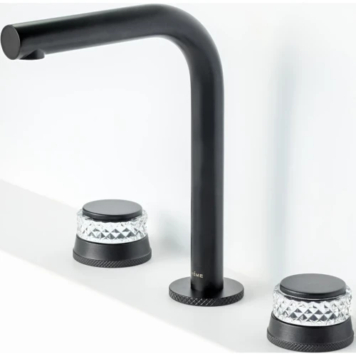 Купить купить смеситель для раковины, boheme aura, черный арт. 152-b-a