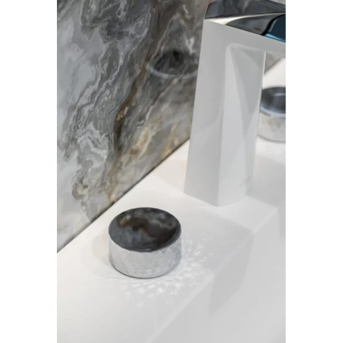 Купить купить смеситель для раковины, boheme venturo, белый, хром арт. 150-wcr-diamond